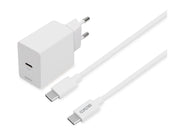 Deltaco USBC-AC146 Power Adapter - USB-C - 20 Watt