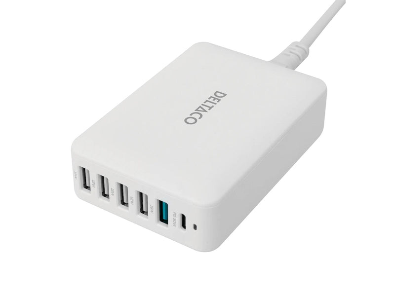 Deltaco USBC-MO100 USB Charging Station