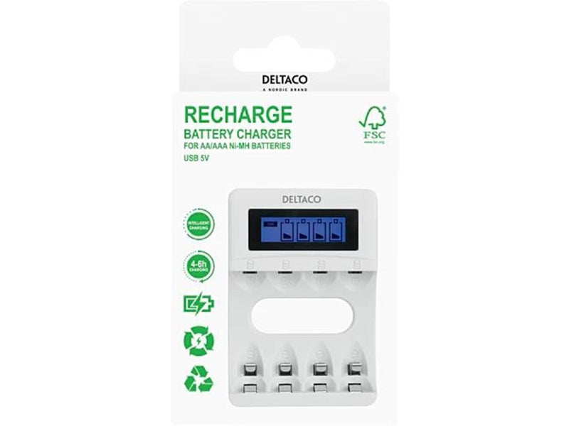 Deltaco Ultimate Ni-Mh USB Charge