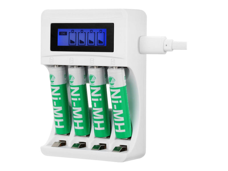 Deltaco Ultimate Ni-Mh USB charger with 4 x AAA ba