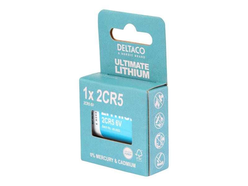Deltaco Ultimate battery x 2CR5 - Li