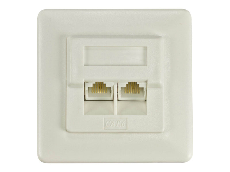 Deltaco Unshielded wall RJ45 plug