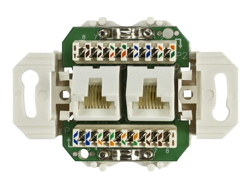 Deltaco Unshielded wall RJ45 plug