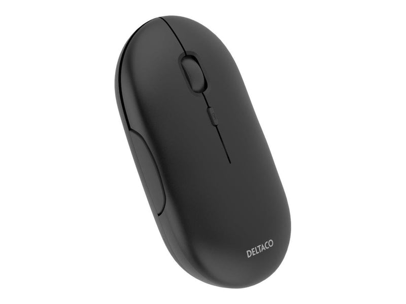Deltaco Wireless Flat Silent Mouse - Maus (Grau)