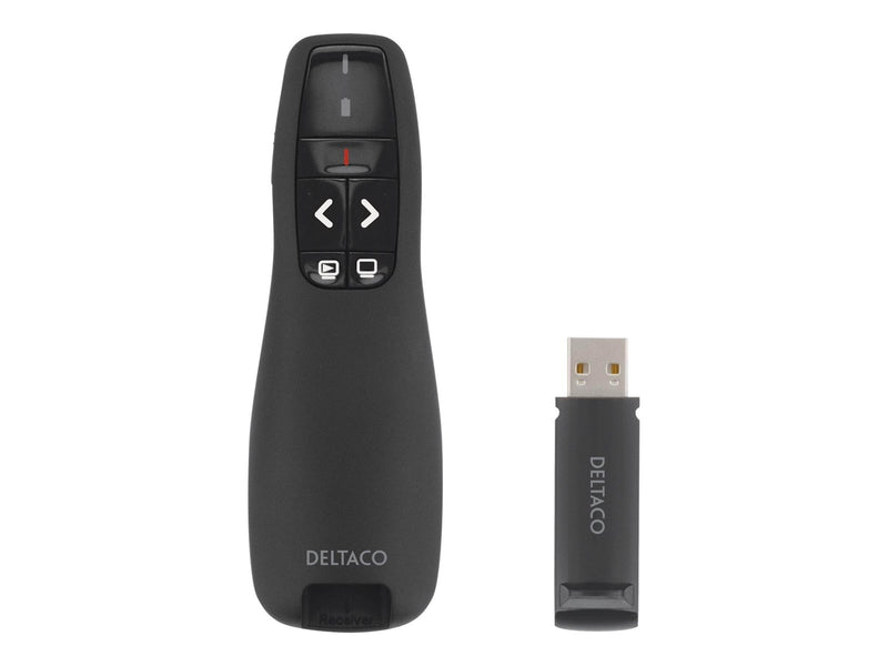 Deltaco Wireless Presenter With Laser Pointer