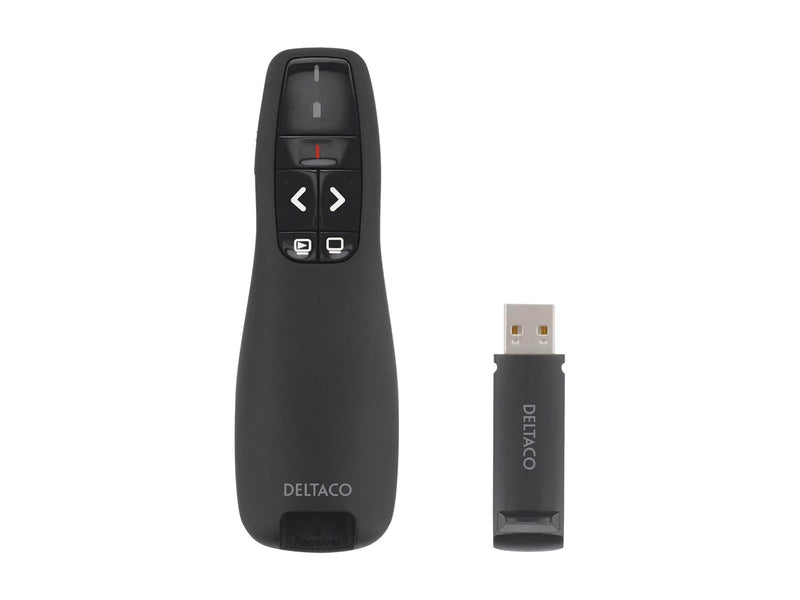 Deltaco Wireless Presenter With Laser Pointer