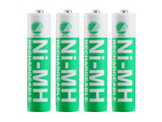 Deltaco battery - Nordic Swan ecolabelled - 4 x AAA / HR03 - NiMH