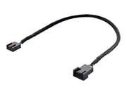 Deltaco - fan power extension cable - 4 pin fan connector to 4 pin fan connector - 30 cm