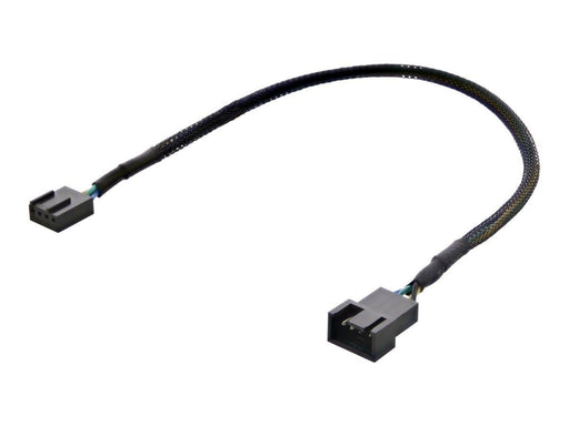 Deltaco - fan power extension cable - 4 pin fan connector to 4 pin fan connector - 30 cm