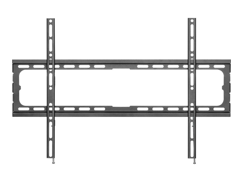 Deltaco mounting kit - fixed - for flat panel - up to 45 kg - black - Max 45 kg - recommended for 80"