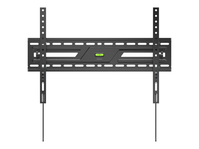 Deltaco mounting kit - heavy-duty - for curved / flat panel - tilt up to 75 kg - black - Max 75 kg - recommended for 86"