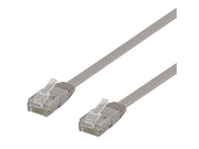 Deltaco patch cable - 1 m - grey - Grau - 1m