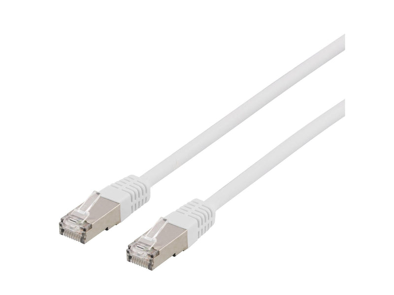 Deltaco patch cable - 2 m - white - Weiß - 2m