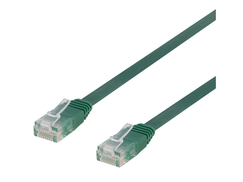Deltaco patch cable - 50 cm - green - Grün - 0.5m