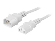 Deltaco - power cable - IEC 60320 C14 to power IEC 60320 C13 - 3 m