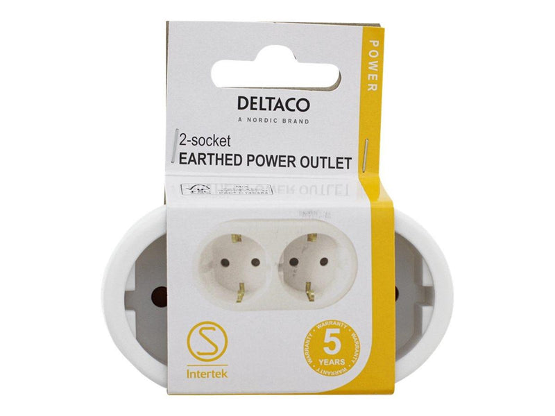 Deltaco - power strip - earthed - 3680 Watt