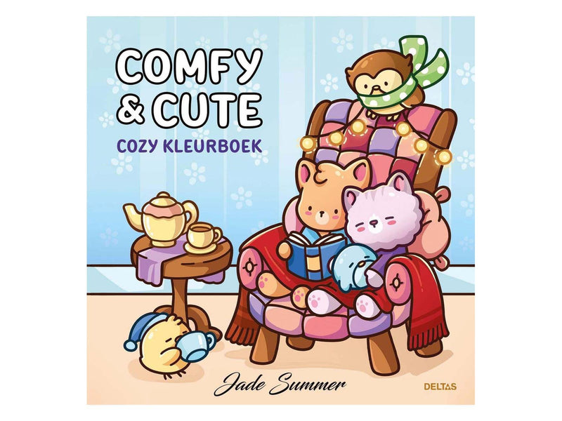 Deltas Comfy & Cute - Cozy Coloring Book