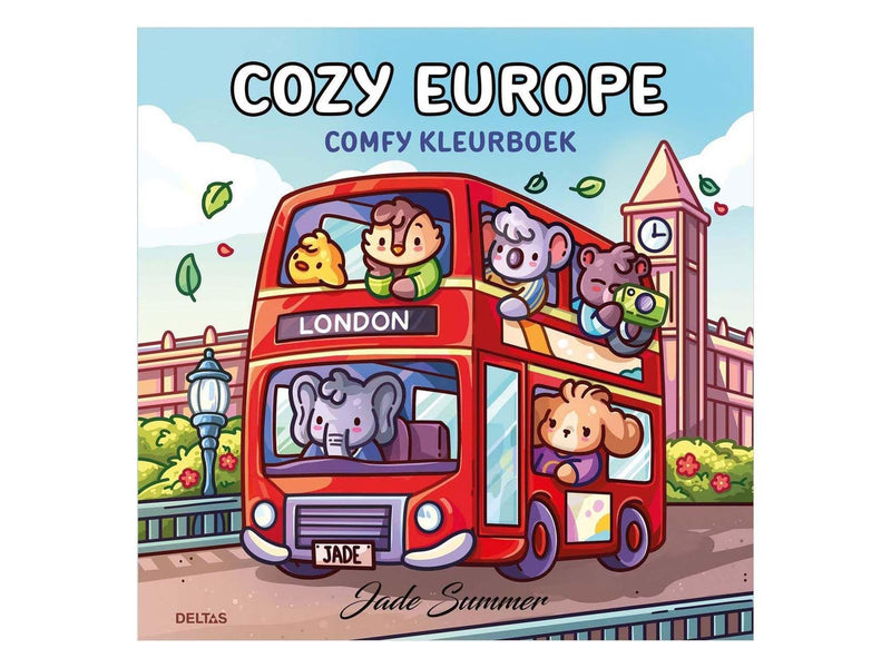 Deltas Cozy Europe - Comfy coloring book Jade Summer