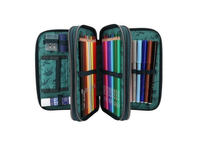 Depesche Dino World Triple Pencil Case DANGER