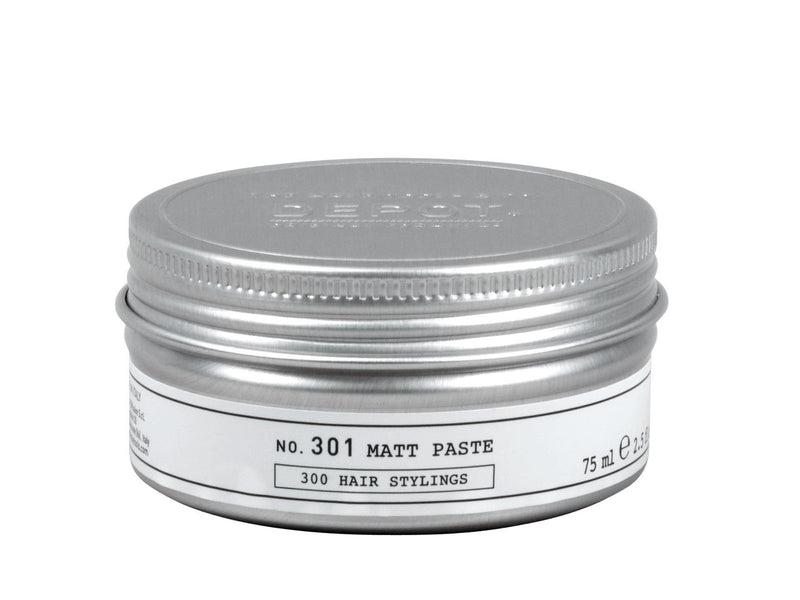 Depot 301 Hair Styling Paste Matte Texture Strong Hold 75 ml