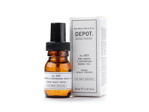 Depot 400 Shave Specifics No. 403 Fresh Black Pepper Softening Pre-Shaving Oil 30 ml