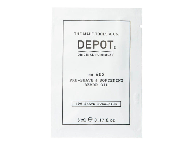 Depot 400 Shave Specifics No. 403 Fresh Black Pepper Softening Pre-Shaving Oil 5 ml