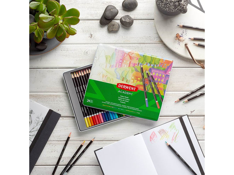 Derwent Colour Pencils (24 Tin)