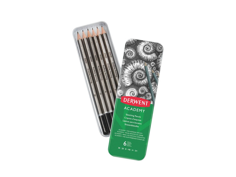 Derwent Sketching Pencils (Wallet of 6)