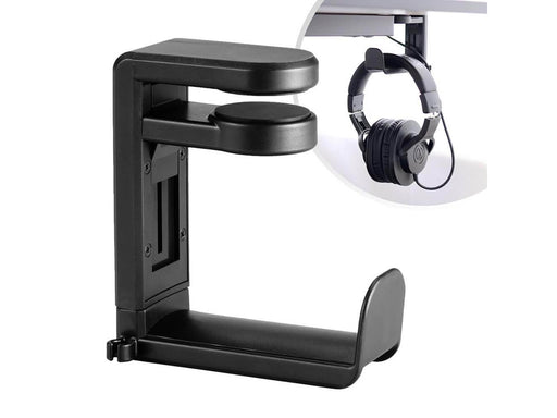 Desire2 Holder for Headphone / Headset Black Mounted on desk top