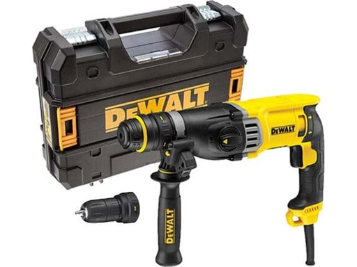 Dewalt D25144K SDS-PLUS Hammer and QC-bolt - Yellow