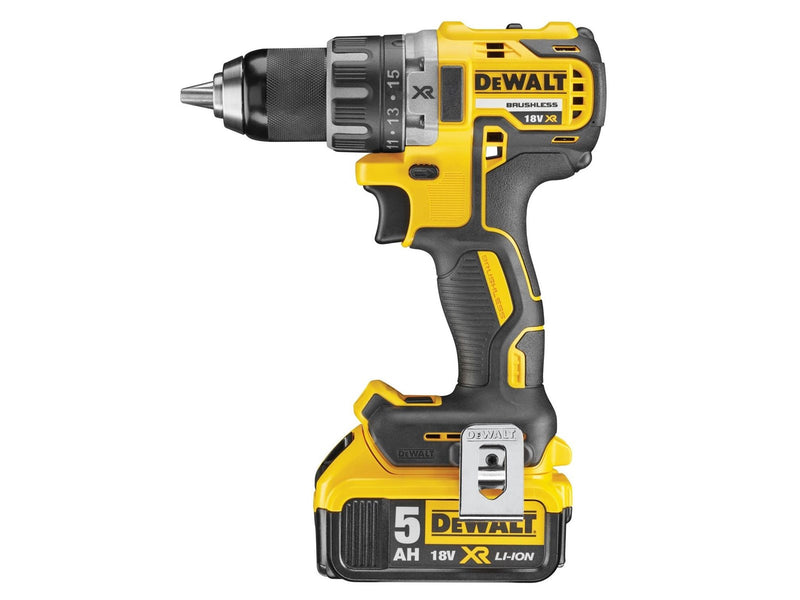 Dewalt DCD791P2-QW 18V XR Brushless Compact Drill Driver - 2 × 5 Ah