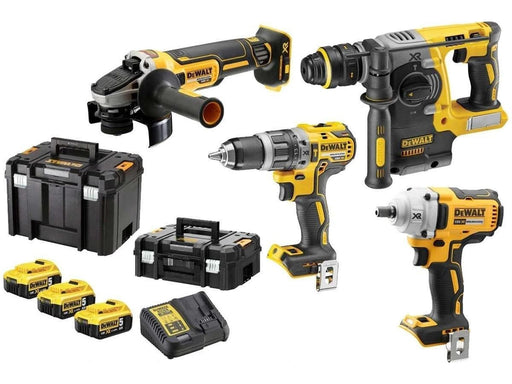 Dewalt DCK428P3T-QW 10-piece power tool set