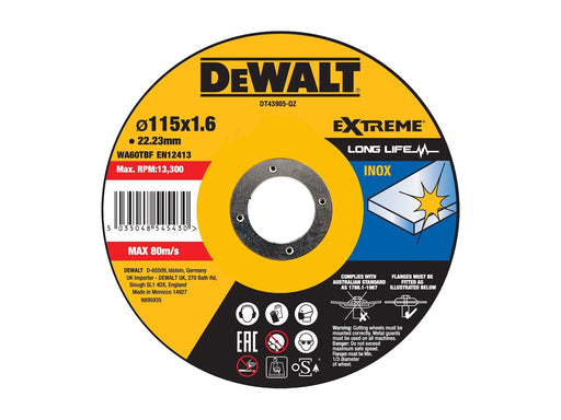 Dewalt DT43905-QZ Stainless Steel Flat Cutting Disc