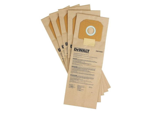 Dewalt DWV9401-XJ Paper Filter Bag - Pack of 5