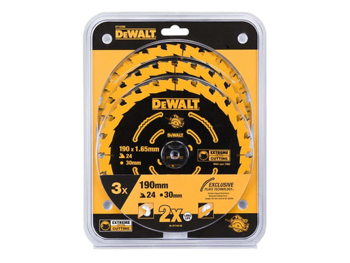 Dewalt Extreme Circular Saw Blade - 3 Piece Set