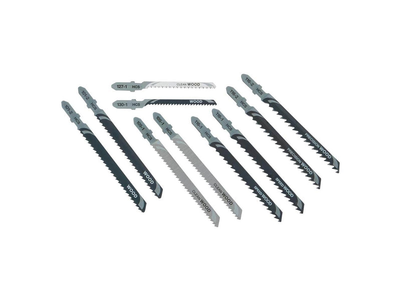 Dewalt Jigsaw Blade Set - XPC 10 Piece Set - Wood Cutting