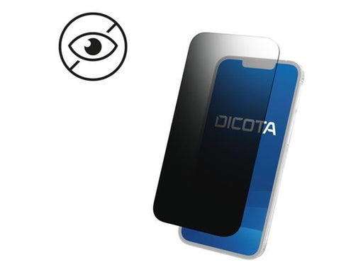 Dicota 4-Way Adhesive Blickschutzfilter für Apple iPhone 15 | Schwarz
