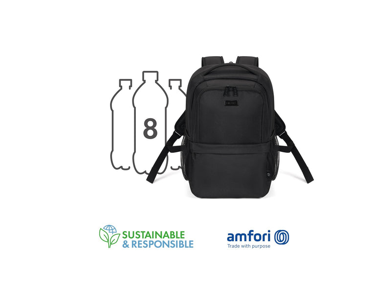 Dicota Eco Core Rucksack für Laptop 14.1" | Schwarz