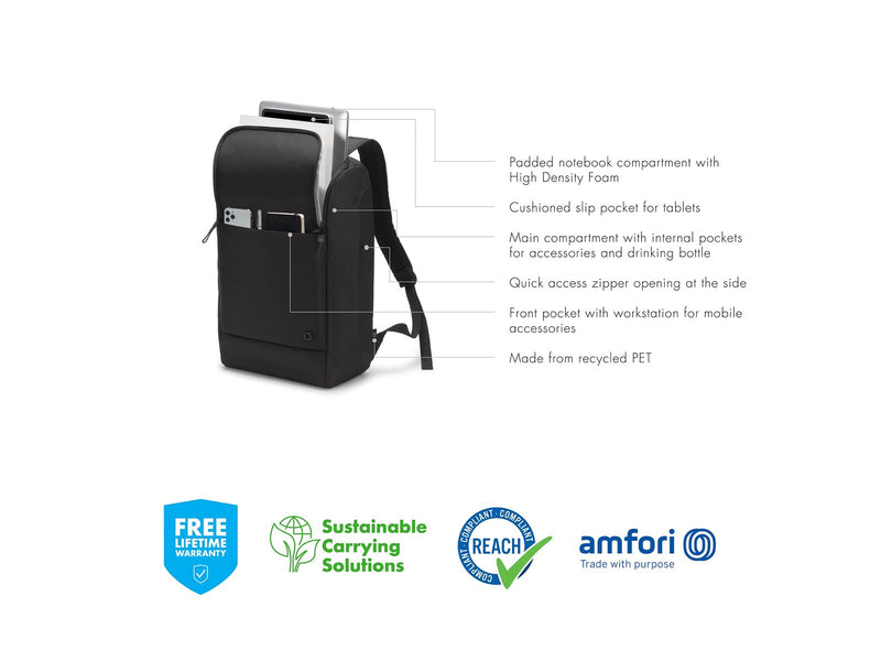 Dicota Eco Motion Rucksack für Laptop 15.6" | FALSK