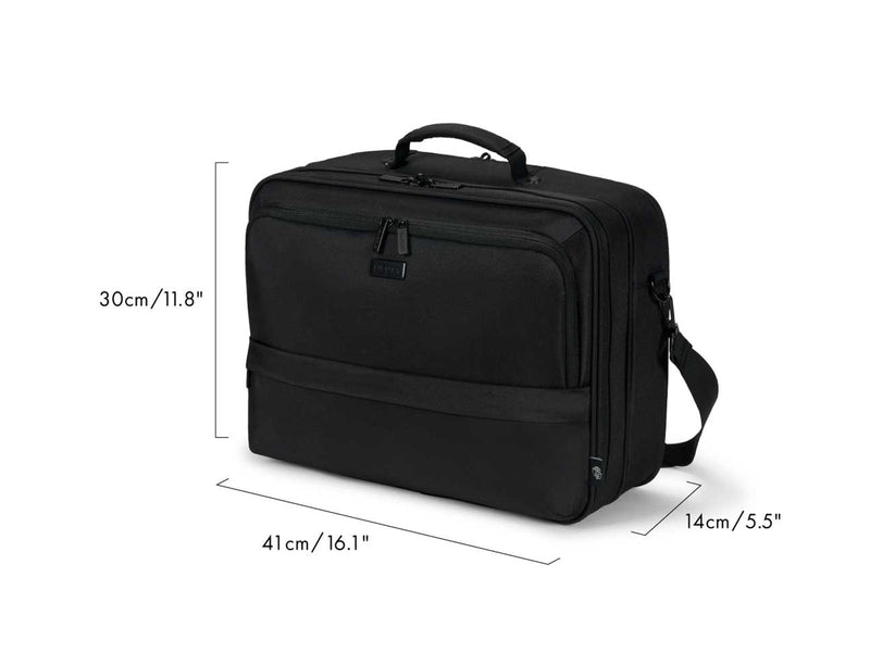 Dicota Eco Multi Twin Core Laptop-Tasche für Laptop 16" | Schwarz