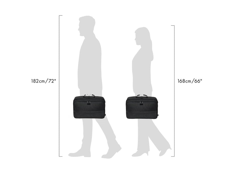Dicota Eco Multi Twin Core Laptop-Tasche für Laptop 16" | Schwarz