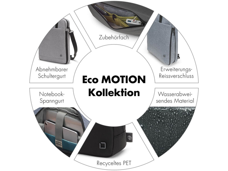 Dicota Pouch Eco Motion | Gray