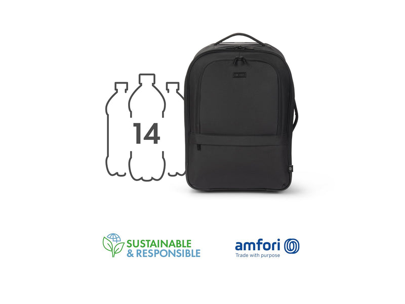 Dicota Roller Eco Core Rucksack für Laptop 16" | Schwarz