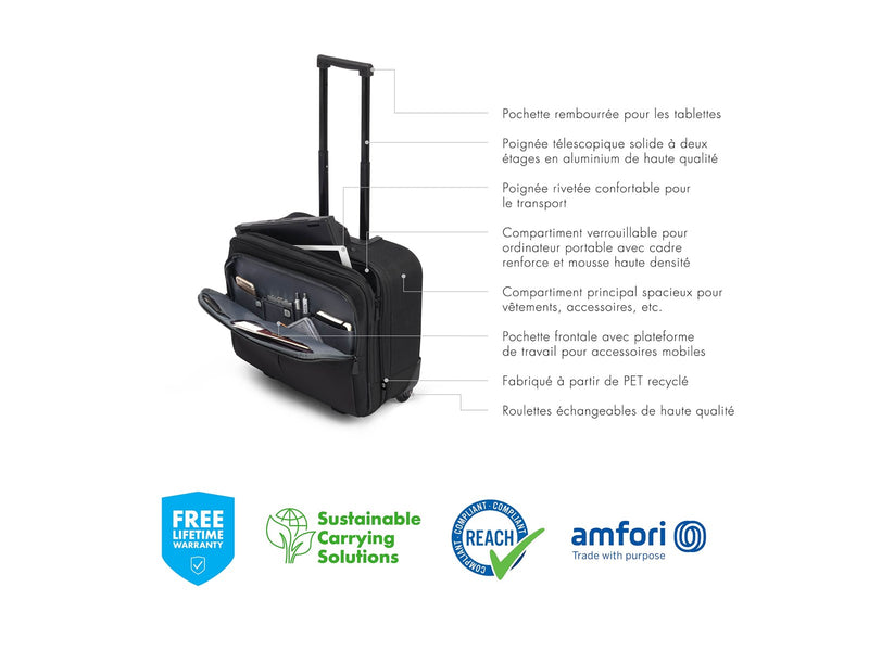 Dicota Roller Eco Multi Scale Laptop-Tasche für Laptop 15.6" | Schwarz