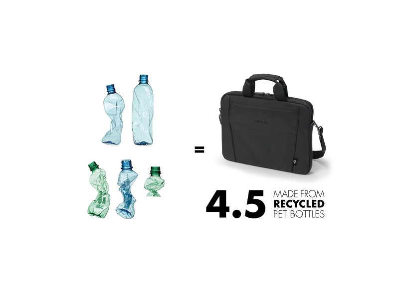 Dicota Slim Eco Base Laptop-Tasche für Laptop 15.6" | Schwarz