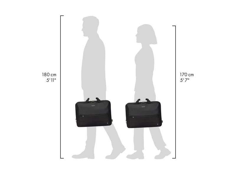 Dicota Top Traveller Dual Five Laptop-Tasche für Laptop 16" | Schwarz