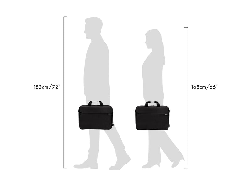 Dicota Top Traveller One Laptop-Tasche für Laptop 16" | Schwarz