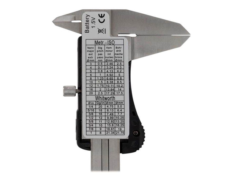 Diesella A/S Digital caliper 0-150 x 0.01 mm w/jaw length 40 mm