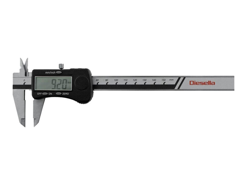 Diesella A/S Digital caliper 0-150 x 0.01 mm w/jaw length 40 mm