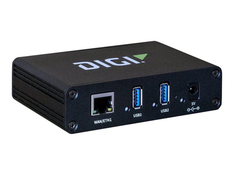 Digi AnywhereUSB 2 Plus USB-Hubs - USB 3.2 - 2 - Schwarz